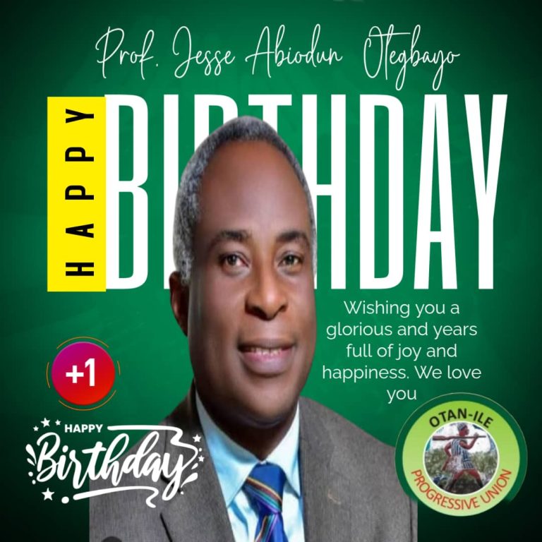 Federation of Otan-Ile student Union celebrate with birthday with Prof Jesse Abiodun Otegbayo